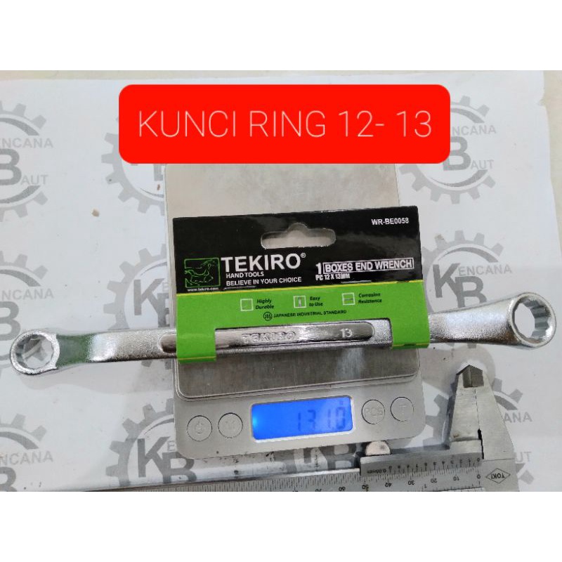 KUNCI RING TEKIRO 12 - 13 / KUNCI RING 12 - 13