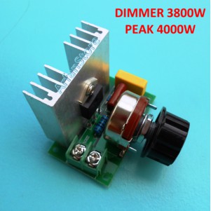 4000w Speed Control Motor Heater SCR AC 220V Dimmer LED Volt Regulator