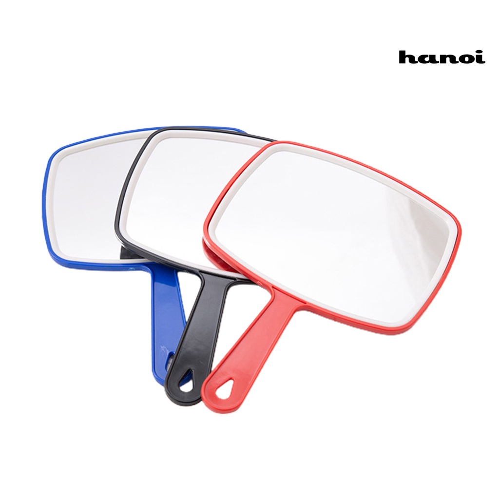 HQTM_Hand Mirror Anti-fog Portable Vibrant Color Home Salon Travel Cosmetic Mirror for Gift