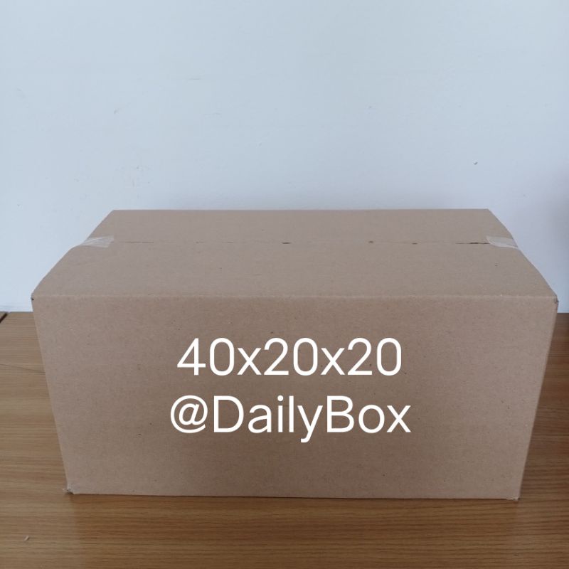 

[isi 10pcs] Kardus biasa box murah serbaguna uk 40x20x20 cm