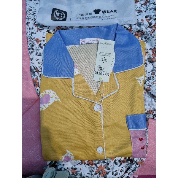 Leisure wear piyama lengan panjang celana panjang