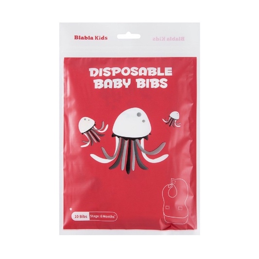 DiSPOSABLE SLABBER ANAK BIBS SEKALI PAKAI MOTIF KARAKTER