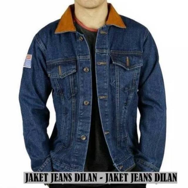 Jaket jeans dilan (tebal)