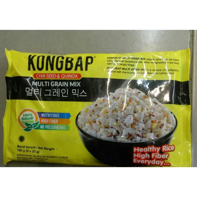 

Kongbap chia seed / beras korea / beras diet