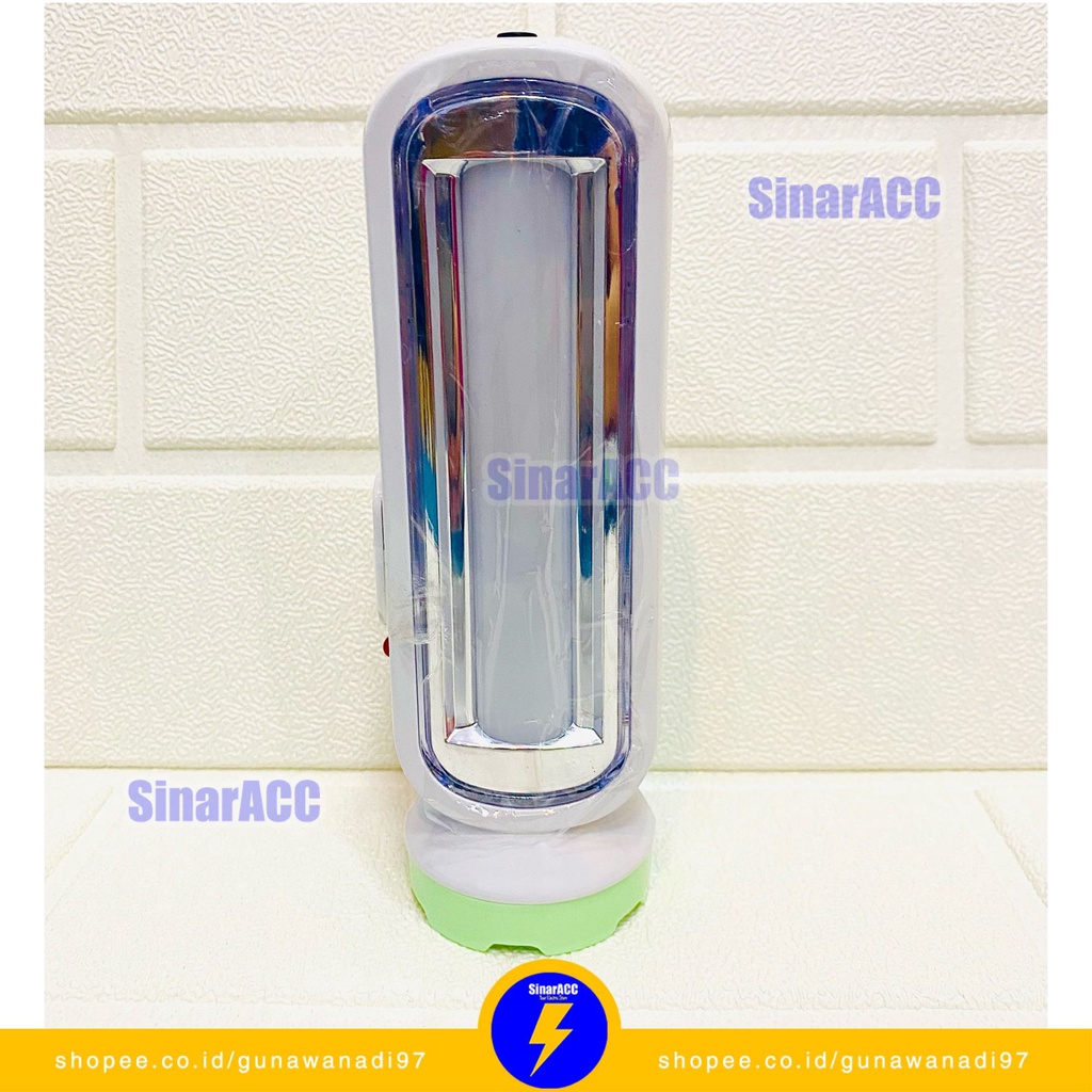 Senter emergency push on 1703 5 WATT + 10 WATT senter panjang senter mini charge 1703 20 watt senter led