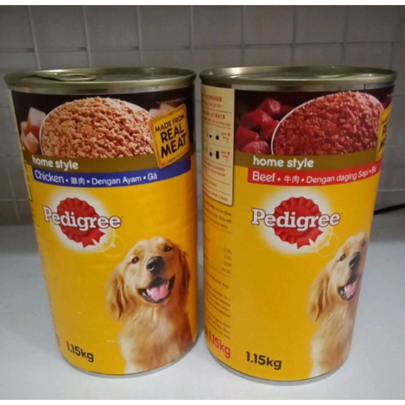 Pedigree Kaleng 1,5kg Chicken &amp; Beef 1,5kg