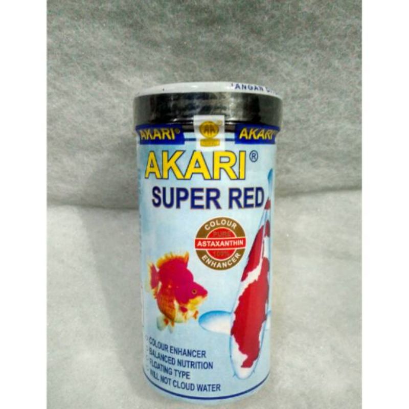 Makanan ikan koki koi AKARI AA SUPER RED 100GR