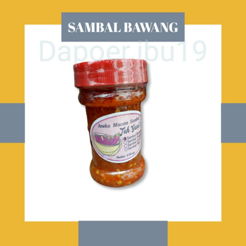 

110gram Sambal Bawang/ Sambal Pedas/ Olahan Cabe/ Cabe / Sambal Bawang