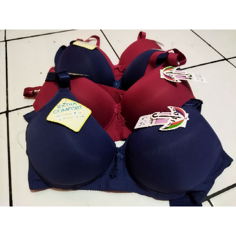 BRA CUP B SIZE  44 46 48 50  TANPA KAWAT ADA BUSA