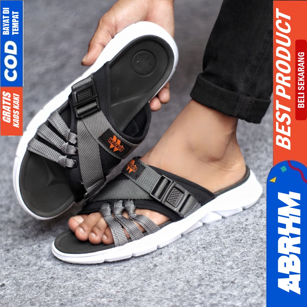 ABRHM SHOKA Sandal Slide Pria Sendal Slop Terbaru Distro