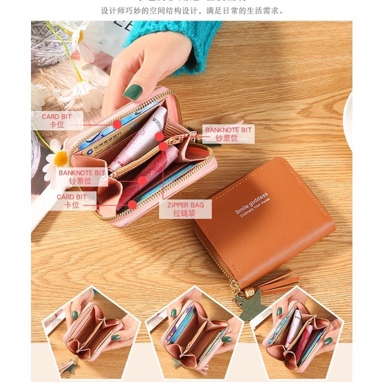 ♥DPS829♥D03 COD DOMPET WANITA DOVE MINI GRACE KOREAN FASHION TRENDY FASHION WALLET-3