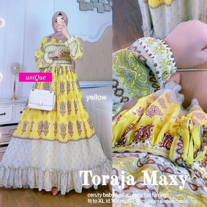 Gamis maxy toraja ceruty