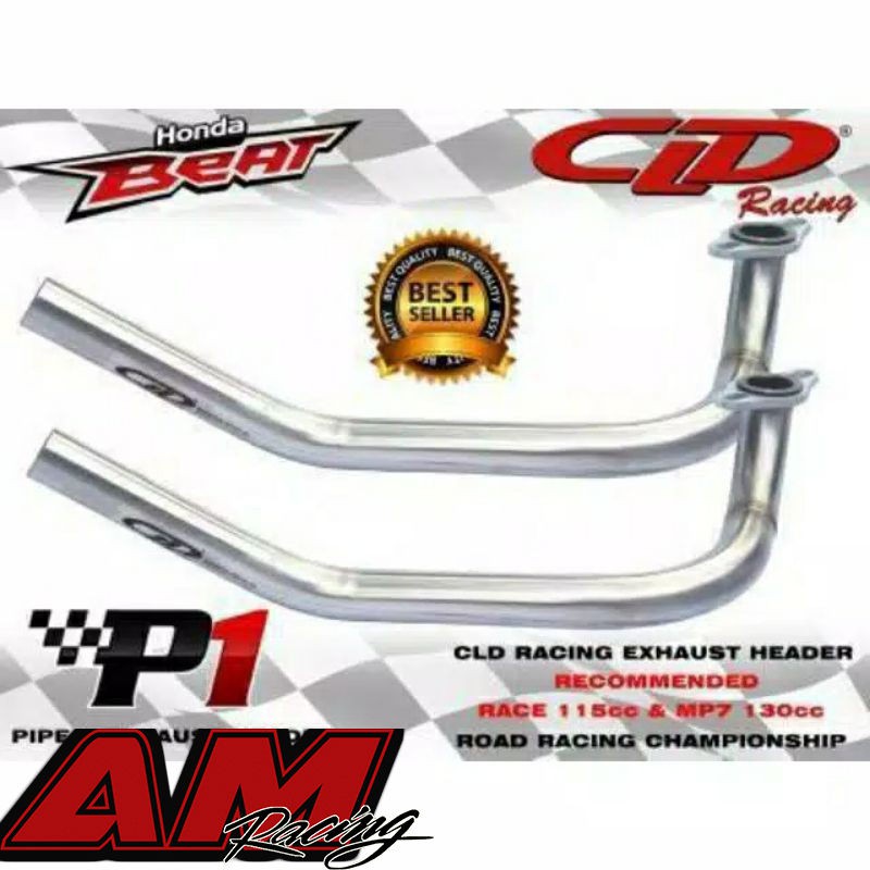 Leheran knalpotpipa knalpot P1 CLD Beat karbu Beat fi Scoopy karbu Scoopy fi