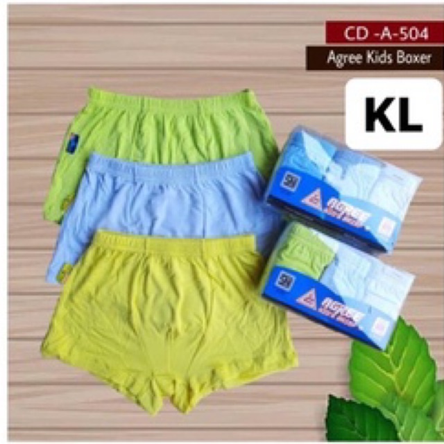 AGREE | Boxer anak cowok Bahan Katun Bambu Super soft A504