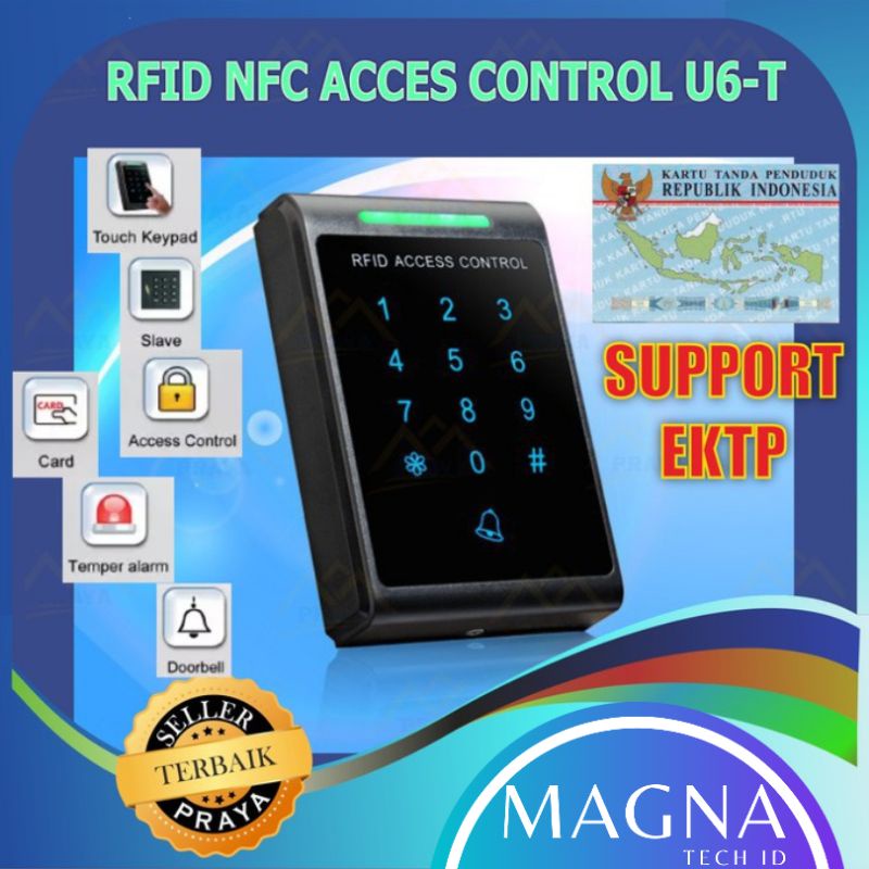 IC ID ACCESS CONTROL DOOR READER NFC RFID KARTU EM MIFARE EKTP PINTU