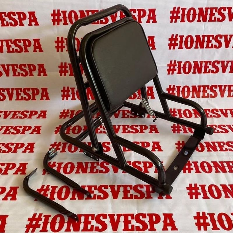 backrack vespa excel model sandaran lipat