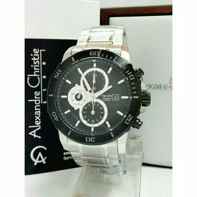 Alexandre Christie AC 6473 MC Chronograph Men Stainless Steel Original