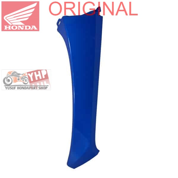 COVER kiri FRONT GARNISH biru HONDA GENIO 64202-K0J-N00ZH ORI AHM