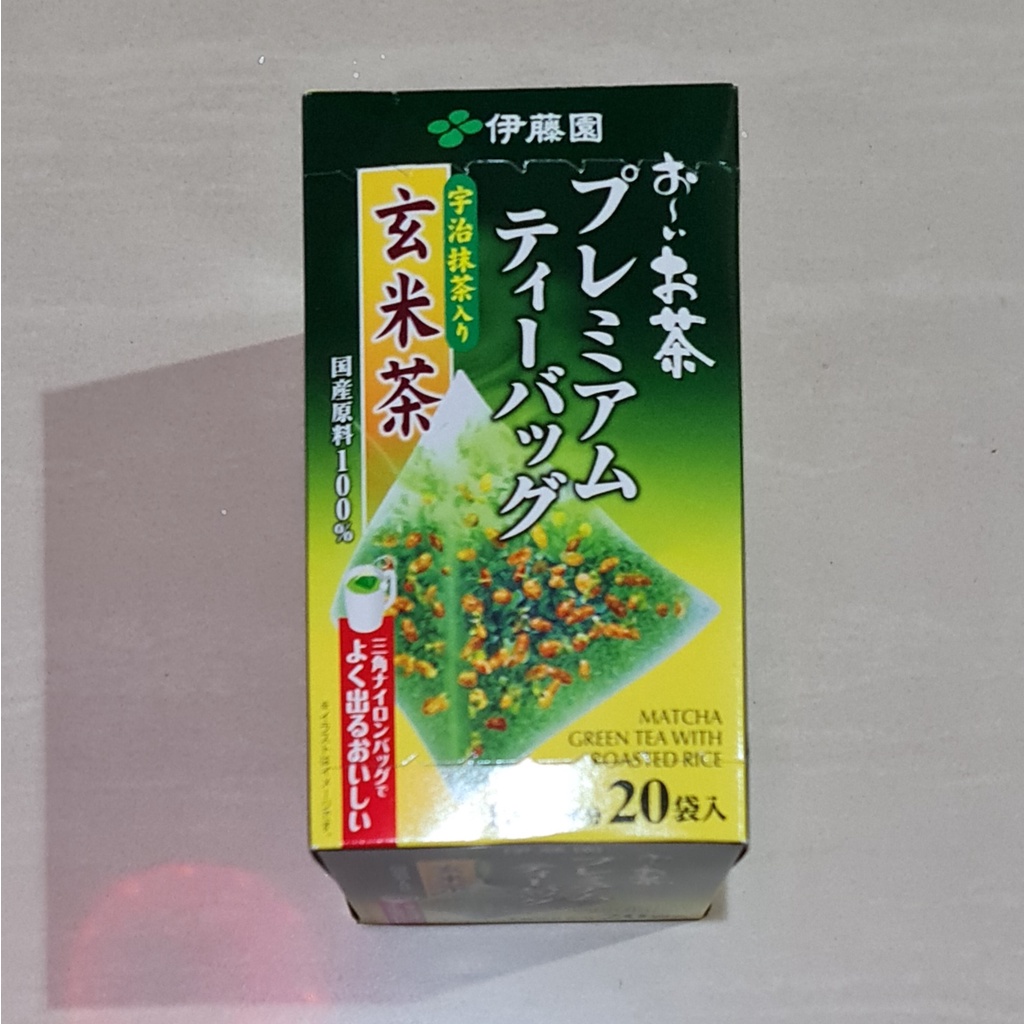 

Itoen Ito En Matcha Green Tea with Roasted Rice Tea Bags 20 x 2.3 Gram