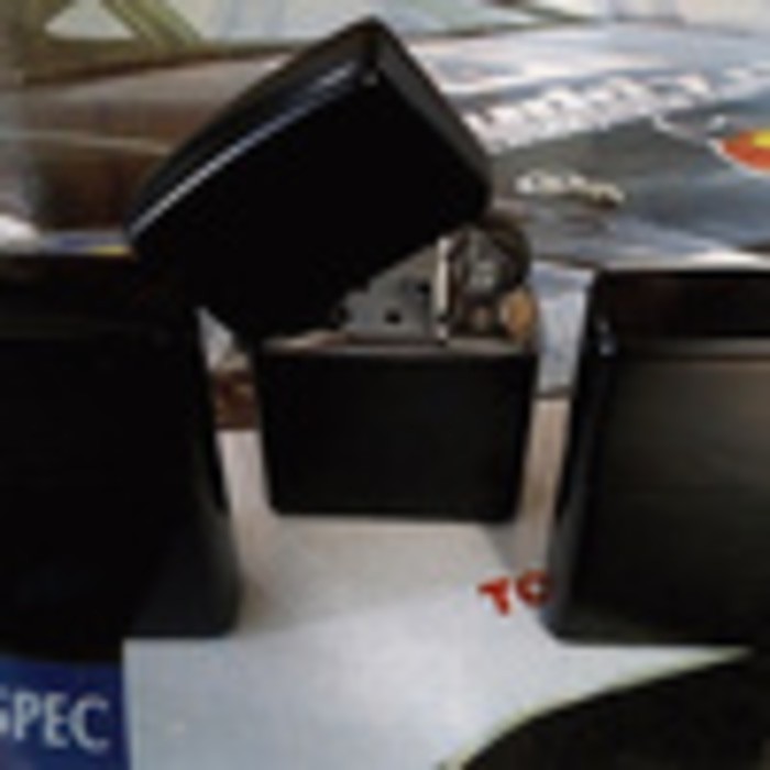 Korek Api Korek Gas Korek Zippo Black Hitam Polos