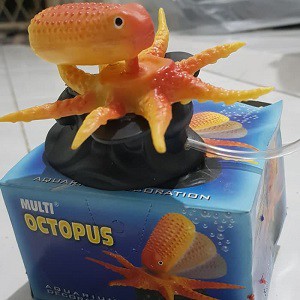 Aksesoris Aquarium Hiasan Pajangan Octopus MULTI Ornamen Akuarium