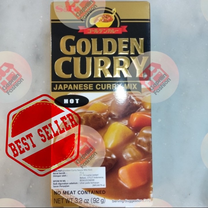 

S&B Golden Curry Mix Hot 92gr / Saus Kari Impor Jepang