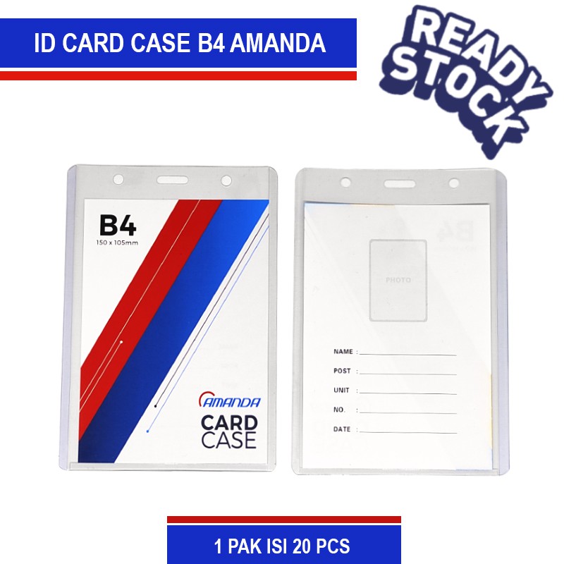 Card Case B4 AMANDA Name Tag Mika (isi 20 pcs )