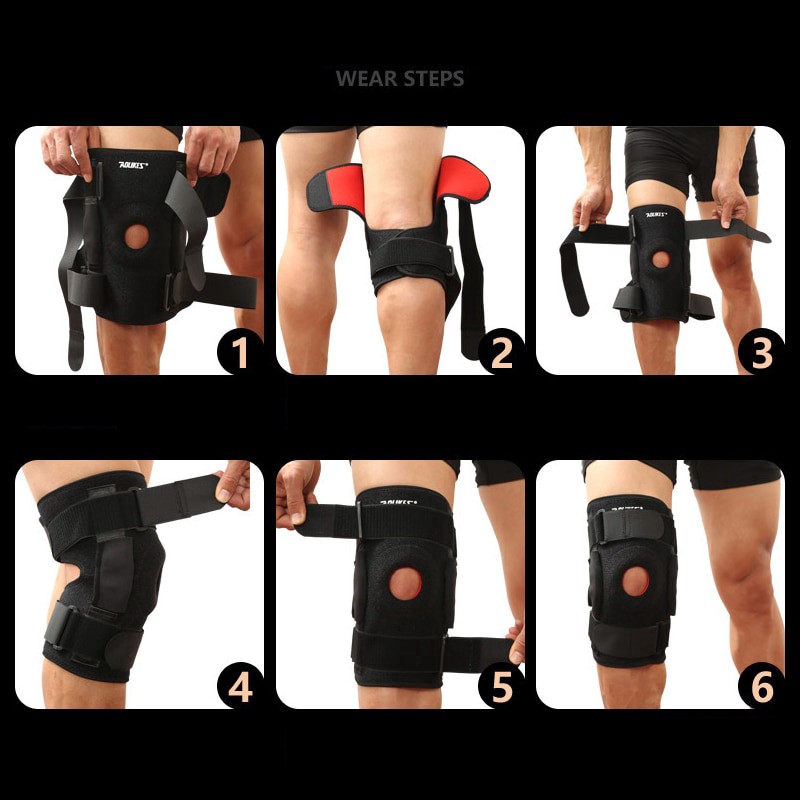 Knee Decker With Side Bar Joint 02 / Knee Brace / Knee Support / Deker Lutut / Kesehatan / Ortopedi