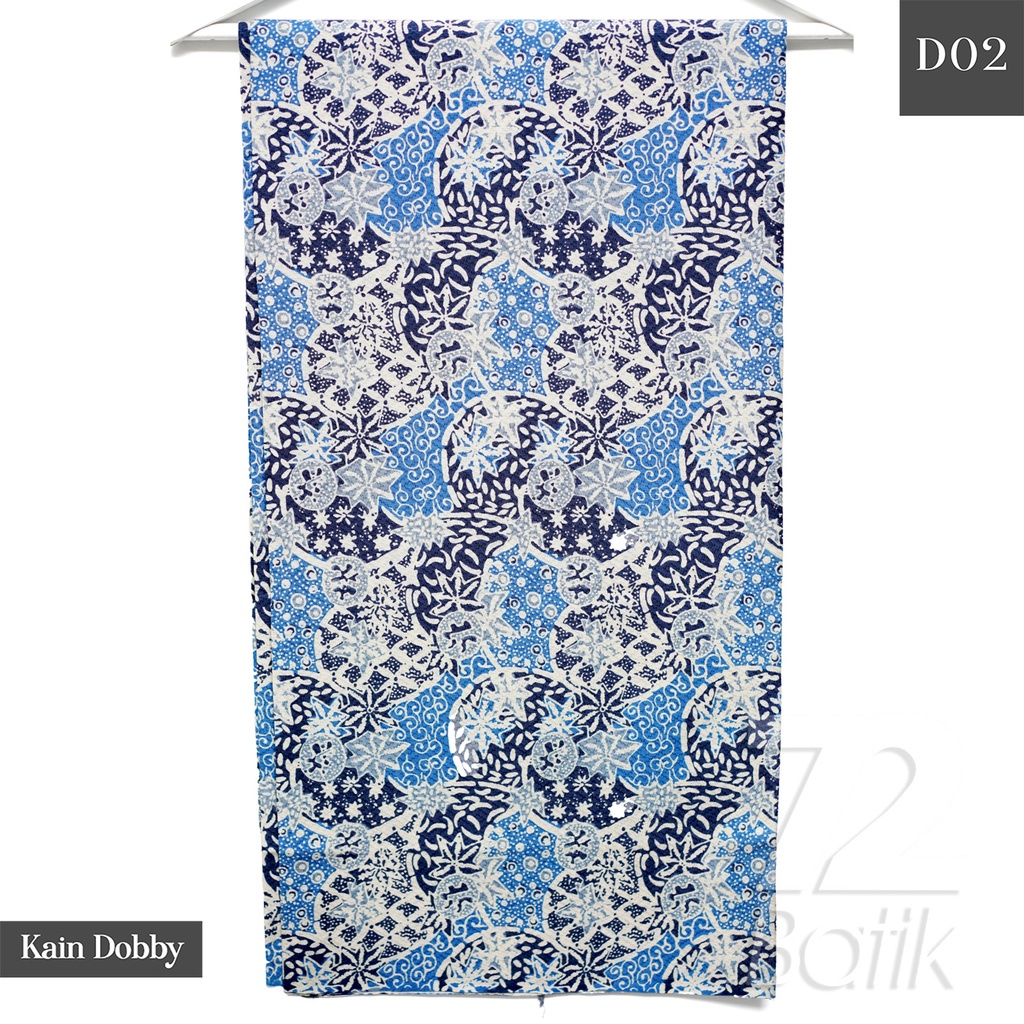 KAIN BATIK PREMIUM Bahan Dobby Motif Daun Abstrak Warna Ungu Hitam Putih 722191 Cap 72 Jarik Jarit Samping Kebat Panjang Batik Katun Modern Premium Bahan Seragam Batik Pernikahan Kantor Keluarga Murah Kamen Jadi Batik Bali Lembaran