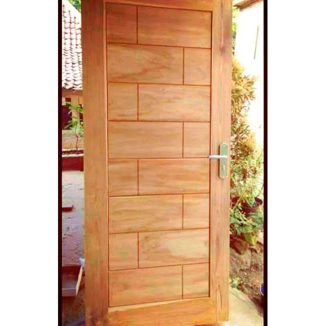 Kusen Berikut Daun Pintu Minimalis KPJ01-2