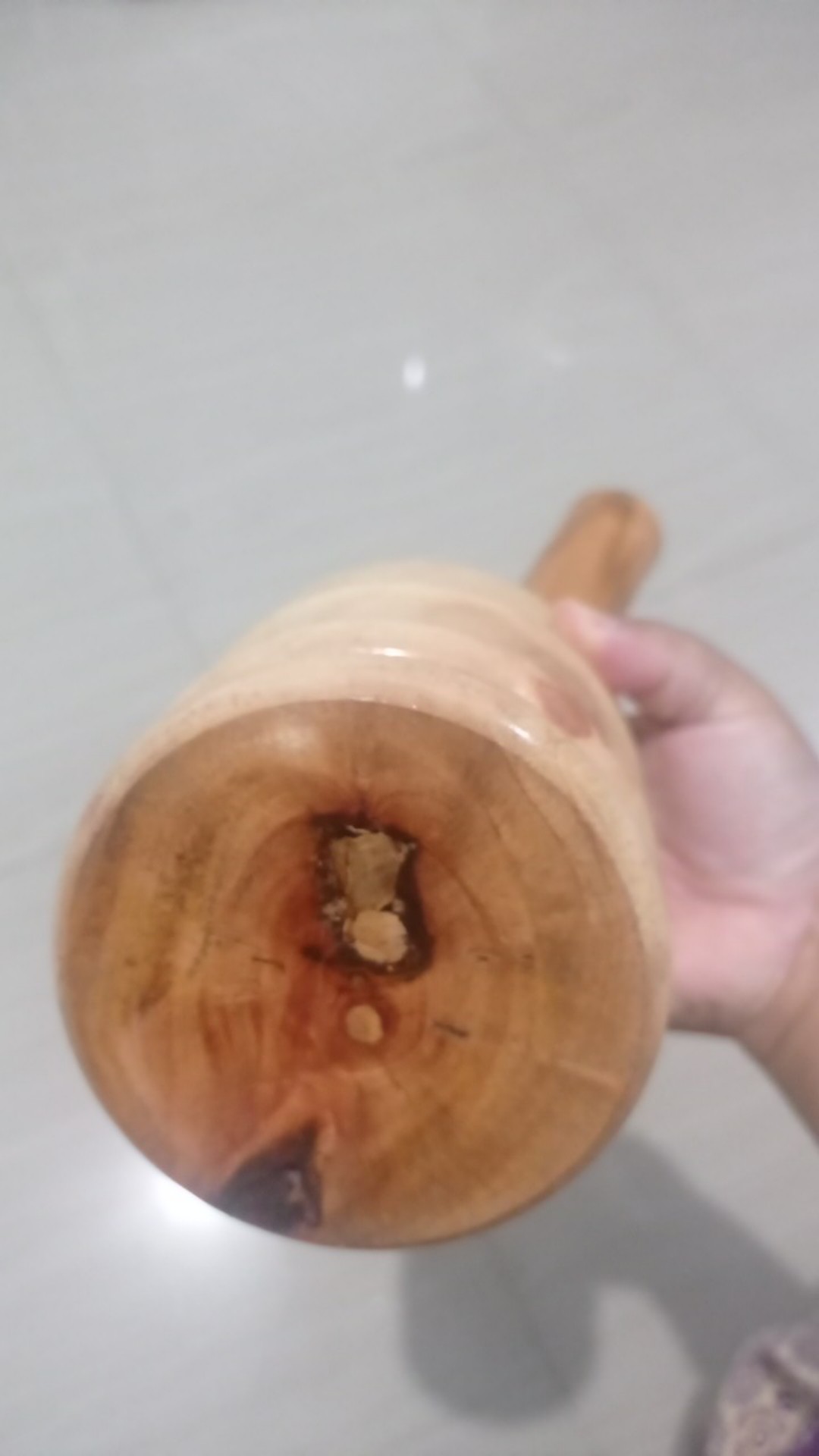 Lumpang Kayu Tradisional Kayu Mahoni Ukuran Kecil! Kuat Tidak Mudah Patah