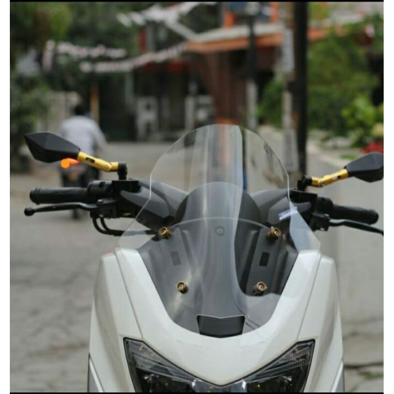 Visor Wingshield Nmax old model TDR sporty full jenong presisi