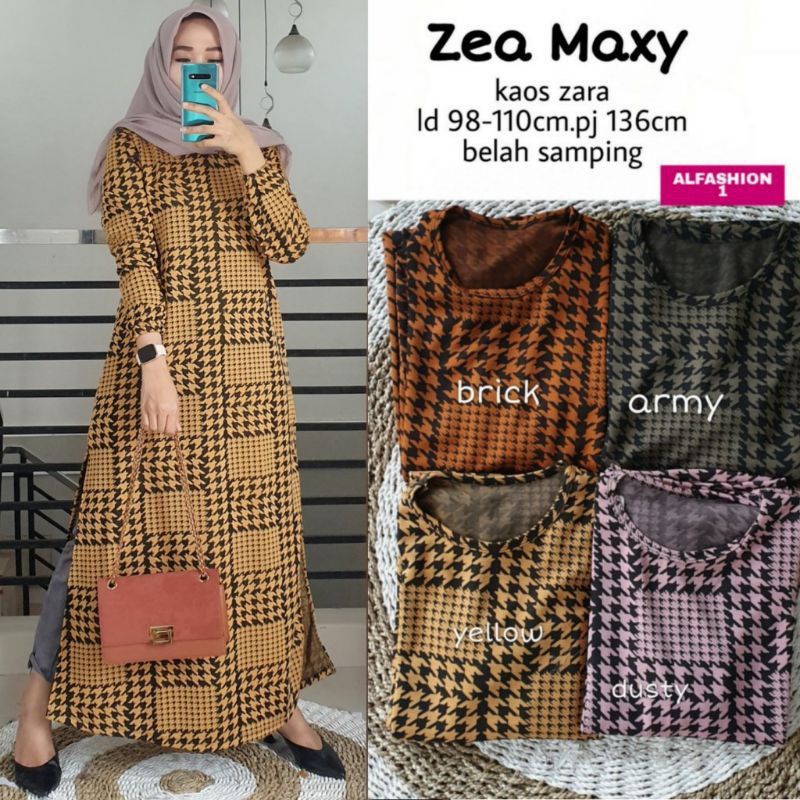 Zea Maxy - Gamis Kaos Zara LD102+ /R.16 - 188-6415