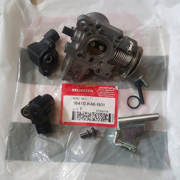 Turun Harga  set full sensor throttle body asli ori keihin fi honda old vario beat spacy scoopy