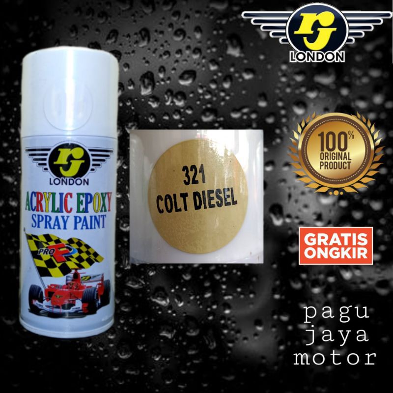 pilox pilok 150cc warna COLT DIESEL rj london cat semprot spray paint untuk motor mobil kayu besi plastik helm velg sepeda