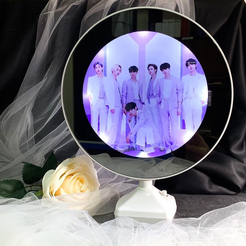 Cermin Ajaib Magic Mirror Bulat (Custom) - GARANSI GANTI BARU