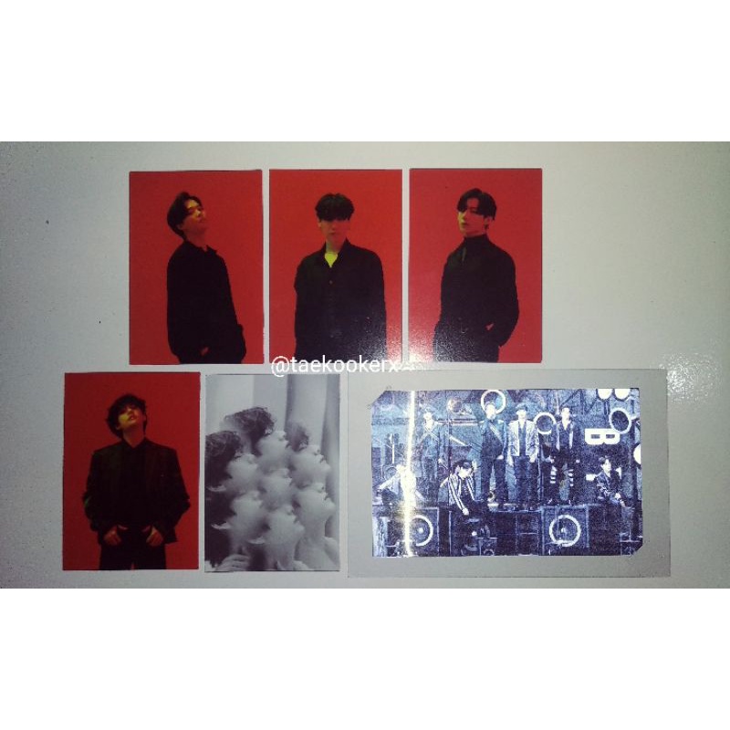 WTT WTS Photocard Lenti Film Card MCB MOTS Concept Book Route Clue Yoongi Suga Jimin Taehyung V Jung