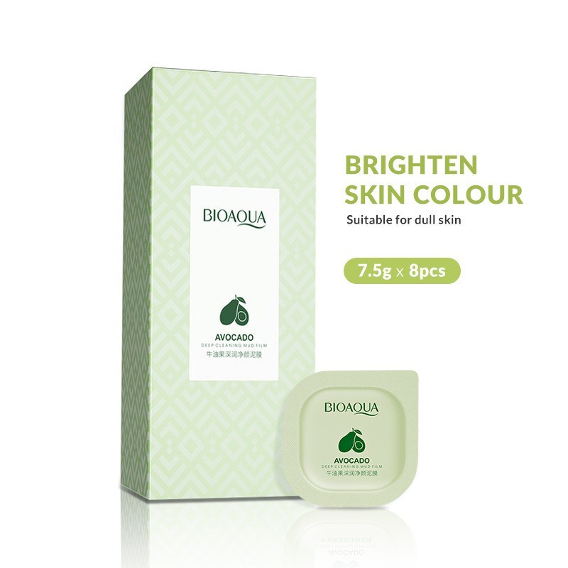 ✨ AKU MURAH ✨【BPOM】BIOAQUA Face Mask centella/Hyaluronic acid/Avocado mud mask