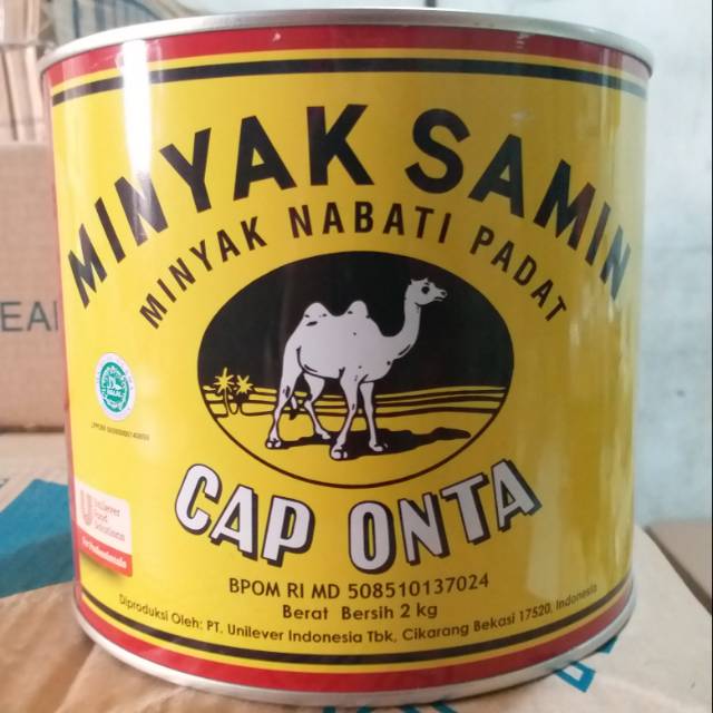 Minyak Samin Cap Onta Minyak Nabati Padat 2 KG | Shopee Indonesia