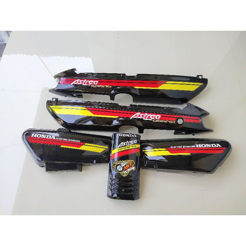 Body Astrea grand bulus 91/92 set bok aki dan panel cover grand bulus set box aki dan panel