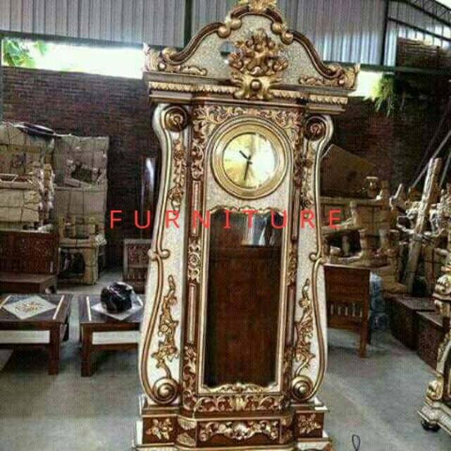 Almari jam bagong jati marmer