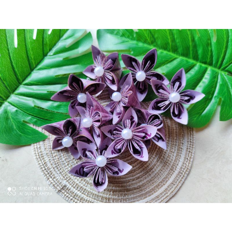 Bunga kamboja uang kertas