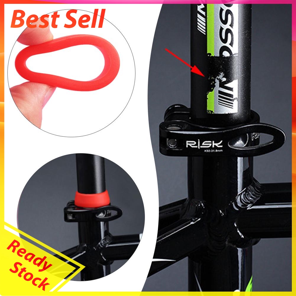 Bike Seat Post Ring Dust Cover Silicone Waterproof Bicycle Seatpost Case