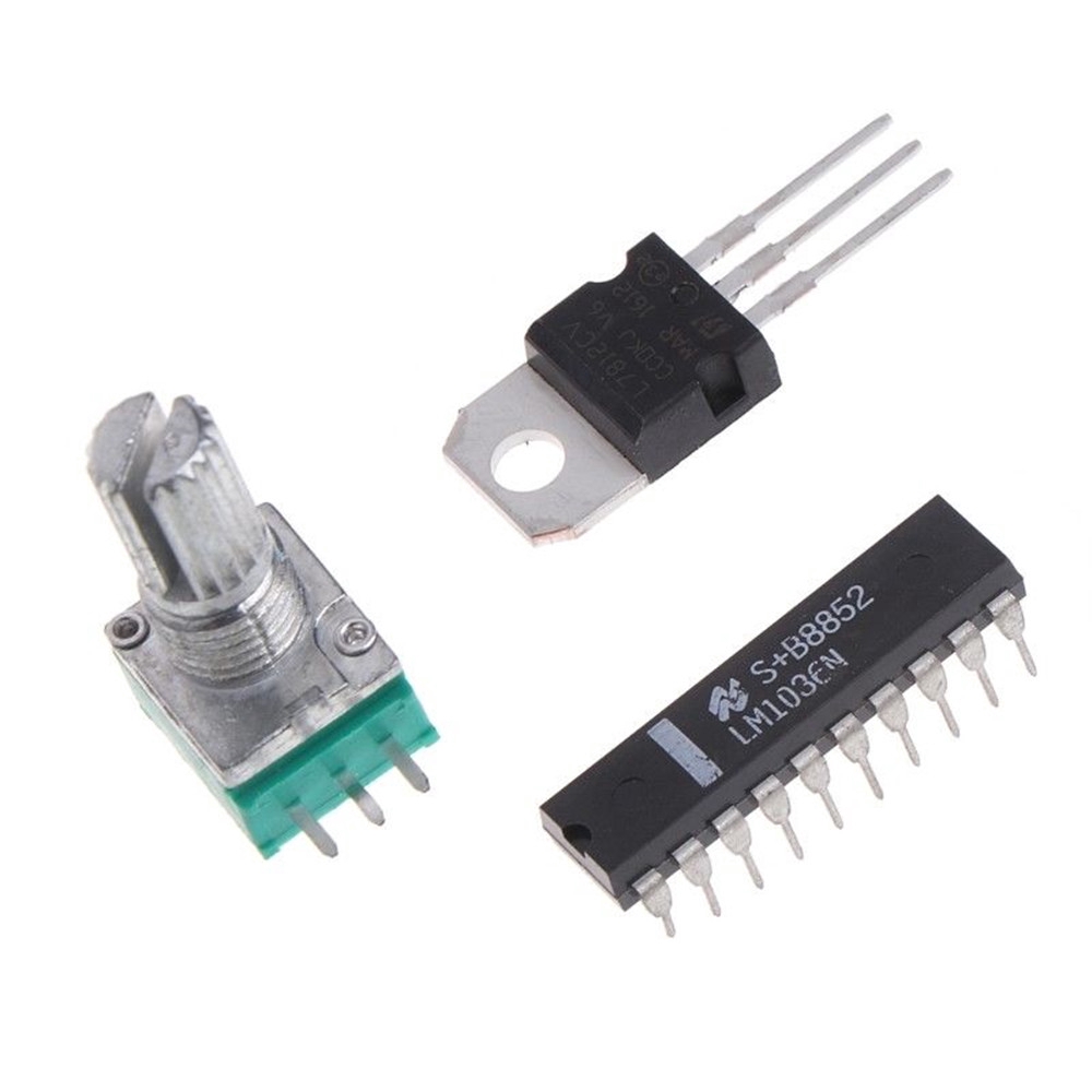Kit Papan Sirkuit Elektronik Lm1036 Hifi Preamp Tone Bass Treble Kontrol Volume