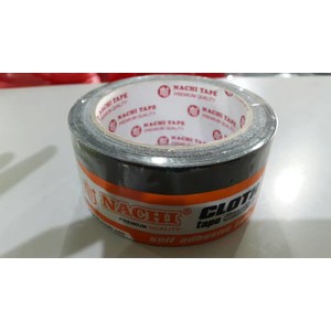 

Cloth Tape 2" NACHI Lakban Kain Hitam 46mm x 12mt