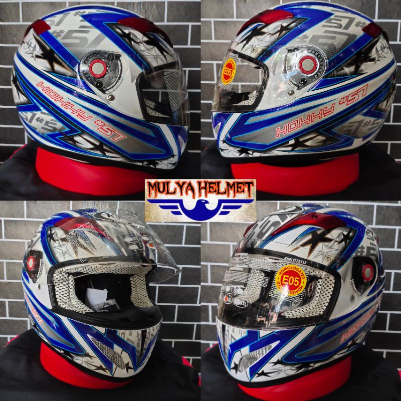 HELM KYT C4 TECH MOTIF HOKY#57