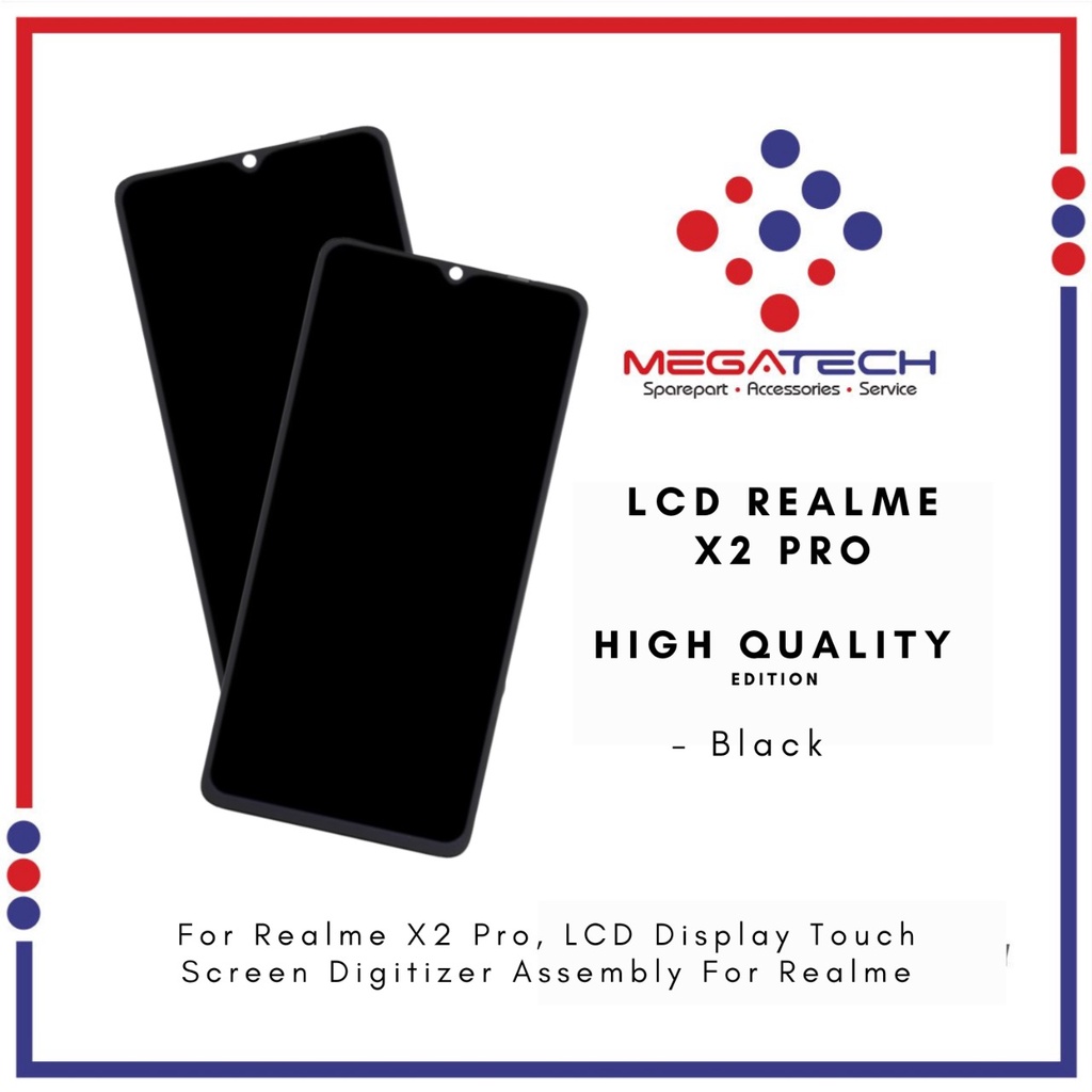 LCD Realme X2 Pro Fullset Touchscreen