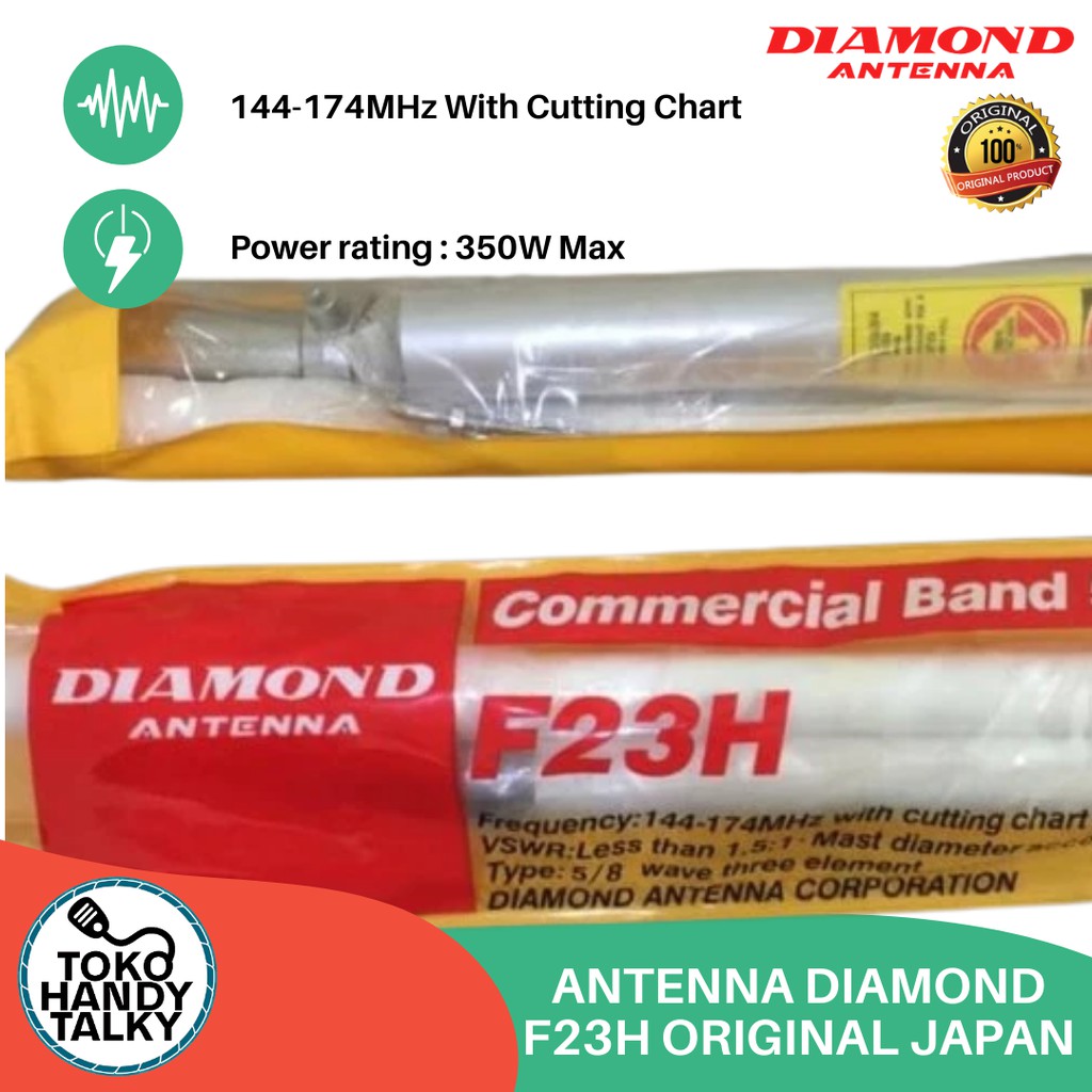 ANTENNA RADIO RIG DIAMOND F23H ORIGINAL JAPAN NEW