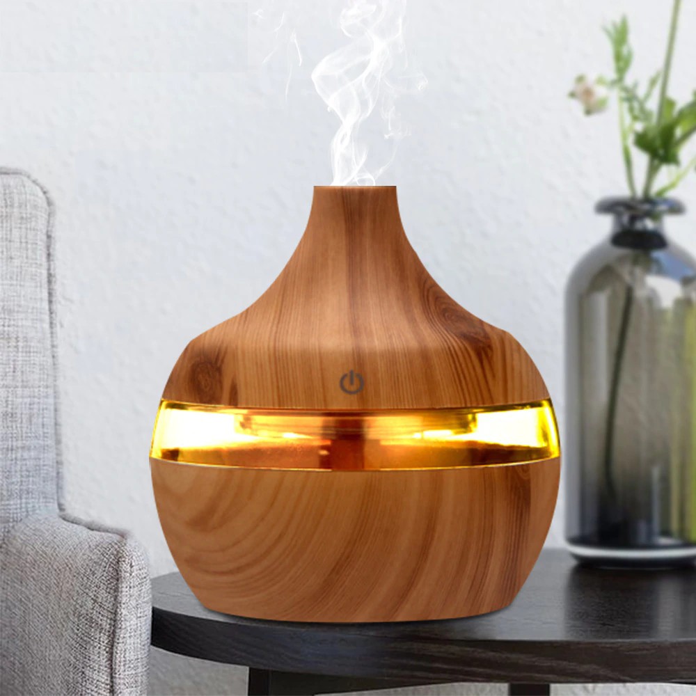 Air Humidifier 300ml Oil Diffuser Aromatherapy Pengharum Ruangan Ultrasonic J003