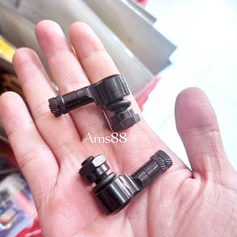 SEPASANG 2PCS PENTIL BAN TUBLES MOTOR MOBIL CNC UNIVERSAL